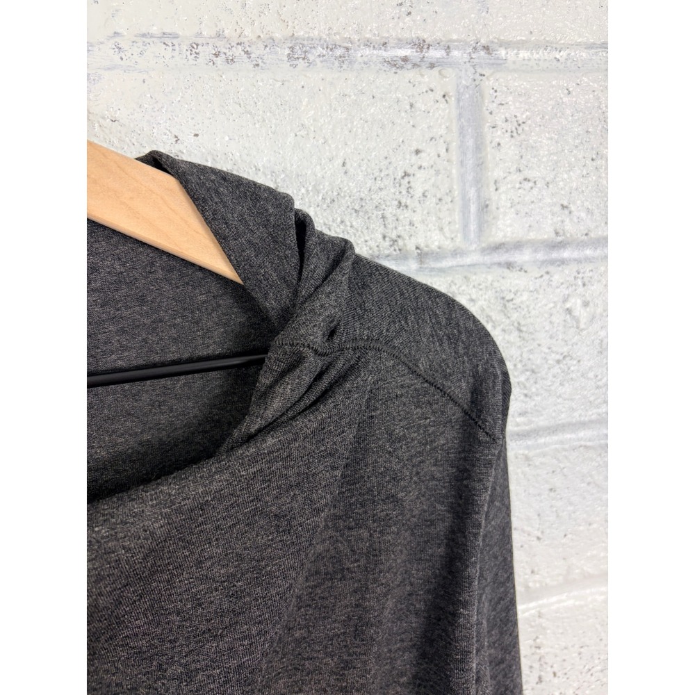Angelrox Hourglass Dress Womens One Size Gray Cowl Neck Bell Sleeve Stretch USA - Picture 8 of 12